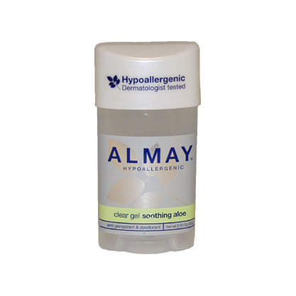 Hypoallergenic Clear Gel Soothing Aloe Deodorant