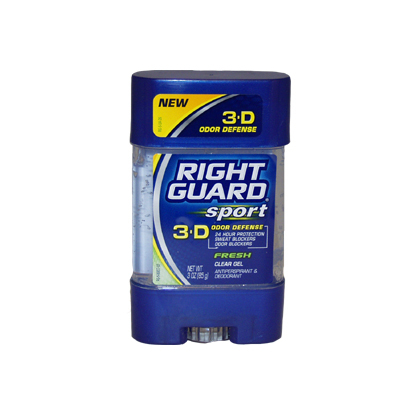 Sport 3-D Odor Defense Antiperspirant & Deodorant Clear Gel Fresh