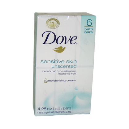 Sensitive Skin Unscented Moisturizing Cream Beauty Bar