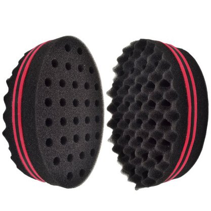 New Oval Double Side Two in One Magic Twist Hair Sponge Afro Braid Style