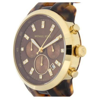 MK5216 Chronograph Tortoise Watch