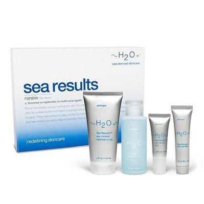 Sea Results Renew Set:Mineral Cleanser 60ml+Line Mender 15ml by H2O+
