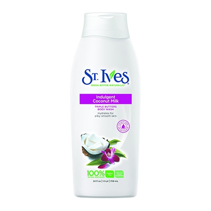 Indulgent Coconut Milk Triple Butters Body Wash by St. Ives